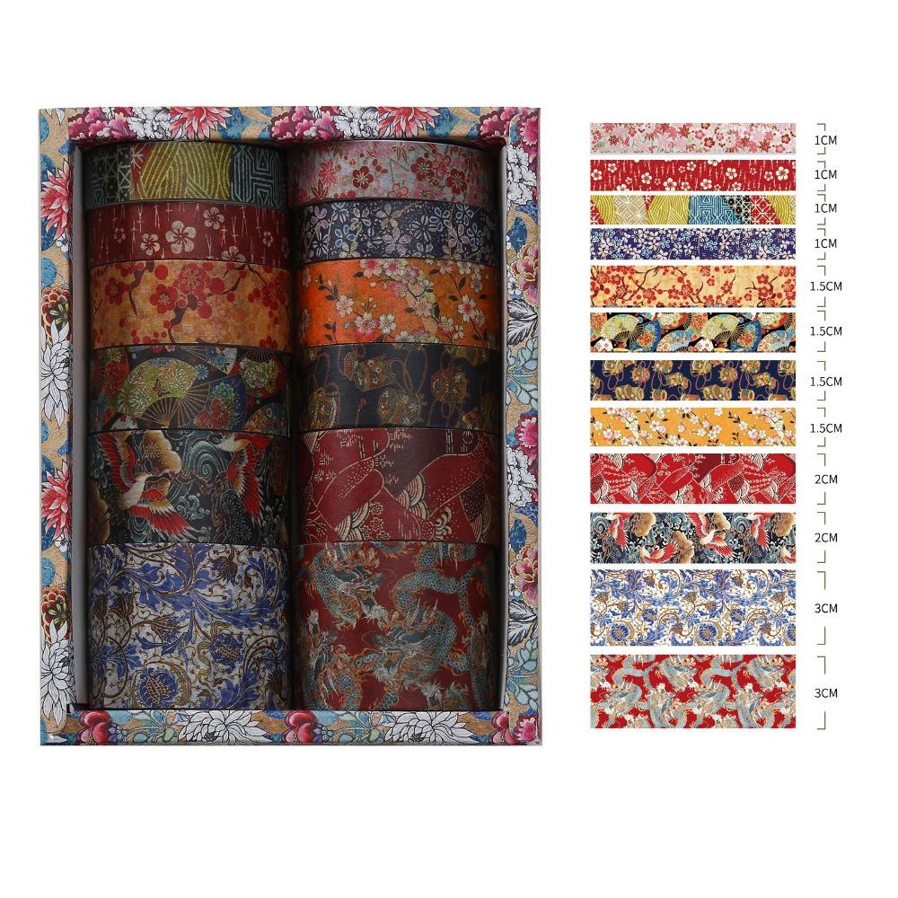 12Rolls DIY Decorative Tape Rolls Scrapbooking Wrapping Washi Tape Washi Tape Set  DIY Projects