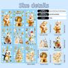 Christmas Window Clings, PVC Static Double-Sided Stickers with Snowflakes and Winter Character Designs for Glass Decor