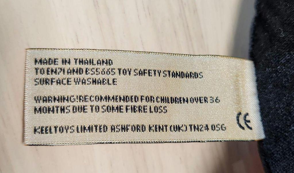 [USED] Teddy Bear Policeman with tag Keel Toys