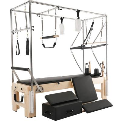 Pilates Reformer Dřevěný Pilates Stroj Domácí Posilovna Cvičební Vybavení