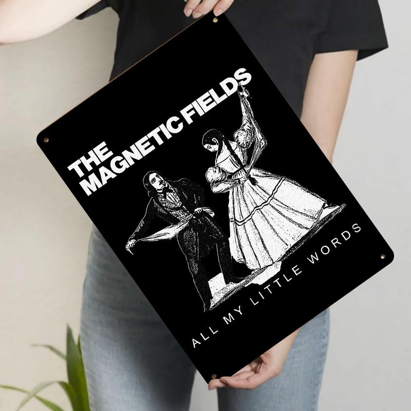 

The Magnetic Fields All My Little Words Custom Metal Tin Sign Vintage Music Art Decor 20x30cm（7.8x11.8inch）
