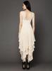 European Fashion Lace Irregular High-Low Skirt Dress