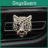 Stylish Car Interior Ornament With Leopard Perfume Holder Aromatic Fragrance Various Colors