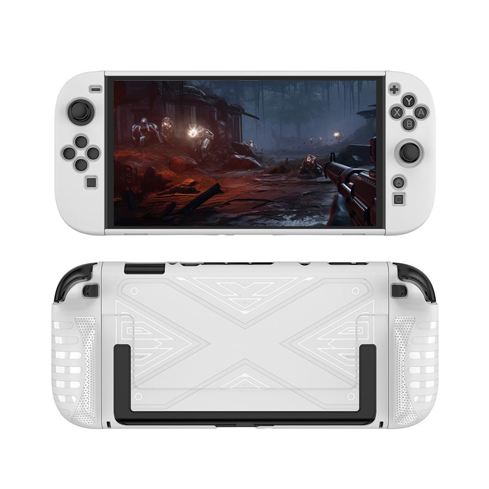 TPU Case for Nintendo for Switch 2 Console Ergonomic Handle Grip Cover Shockproof Protective Cover Anti-Scratch Skin Case Cover