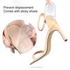 1 Paar Fersenschutz, verdickt, elastisch, superweich, federnd, transparent, reibungsarm, unsichtbar, klebrig, stoßfest, High-Heel-Pads, Schuhzubehör