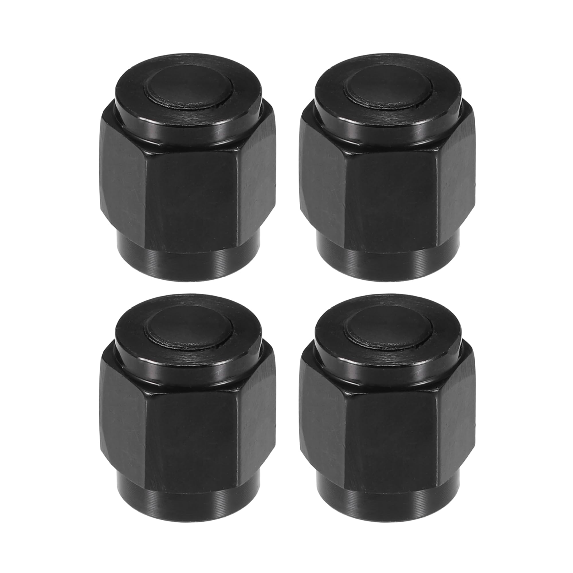 

ACROPIX Женская заглушка с развальцовкой Заглушка порта Заглушка Фитинг Гайка Адаптер Универсальный Черный 4 шт. AN4 AN4 чёрный