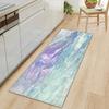 Marble Bathroom Non-Slip Door Mat Bathroom Absorbent Floor Mat Kitchen Dirt-Resistant Long Living Room Carpet