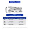 Orstarry S925 Silver Ring Fashionable and Versatile Non-detachable 3-ring For Women Birthday Jewelry Gift