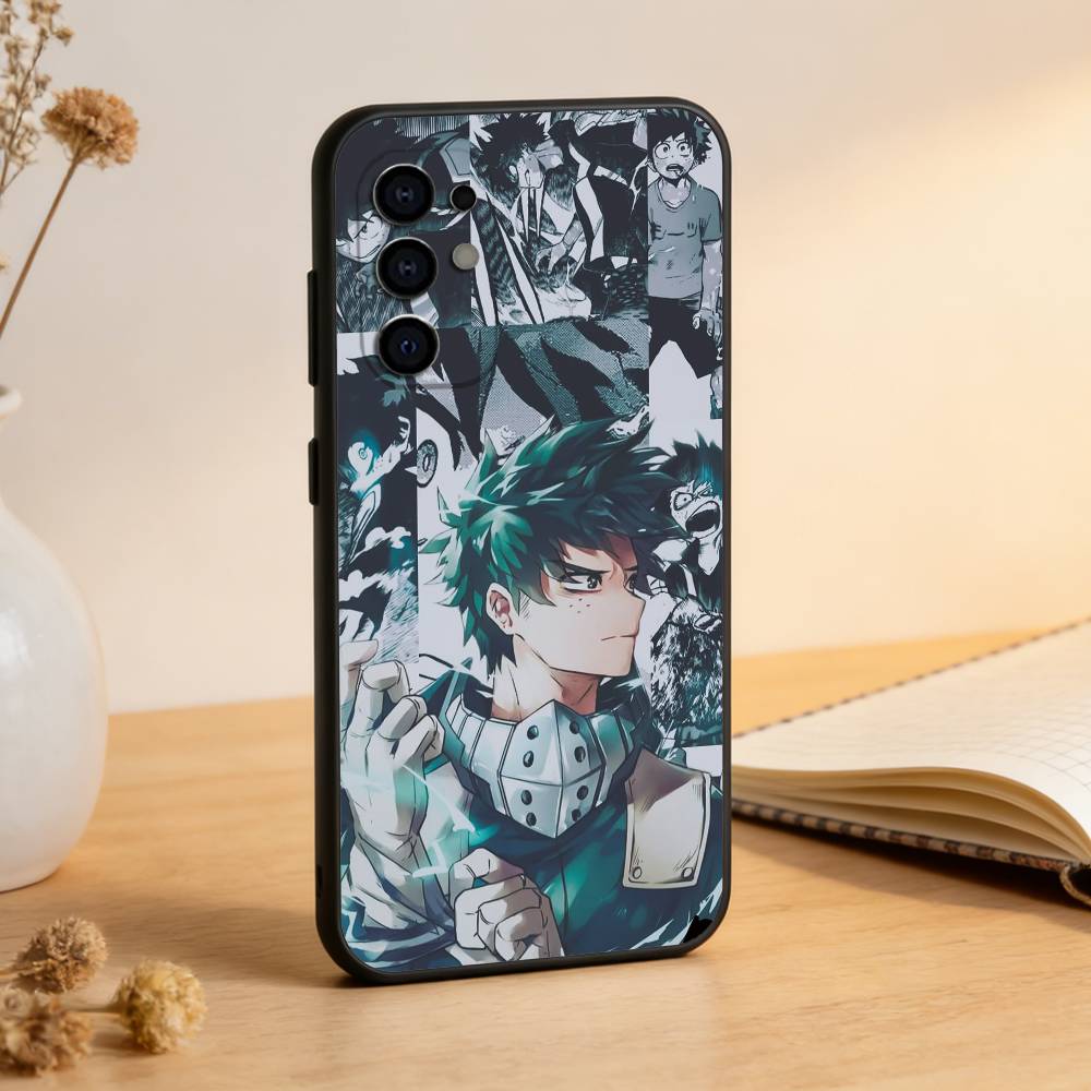 My Hero Academia Izuku Midoriya Phone Case For Samsung S25,S24,S21,S22,S23,S30,Ultra,S20,Plus,Fe,Soft Silicone Black Cover