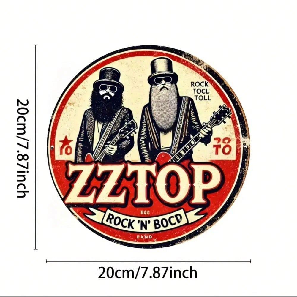 **Tin Sign Metal Painting Home Decor Wall Art 20x20cm**