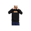 adidas Originals Large Back Logo Loose Crew Sweatshirt Black Unisex HG6586
