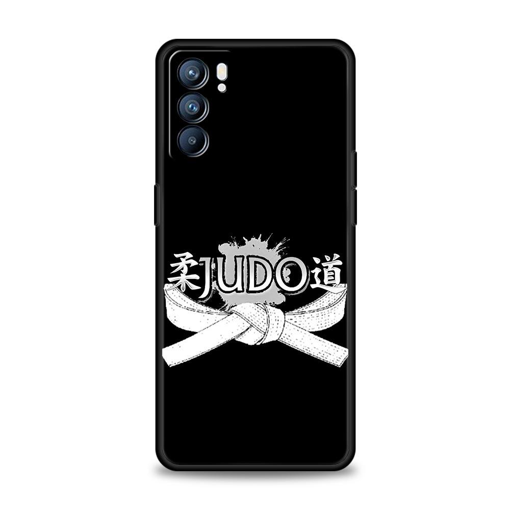 Japanese Martial Judo Phone Case For Oppo A54 A53 A52 A15 A95 A16 A78 A79 A80 A98 4G Find X5 X6 Reno10 12 13 F Pro 5G Cover