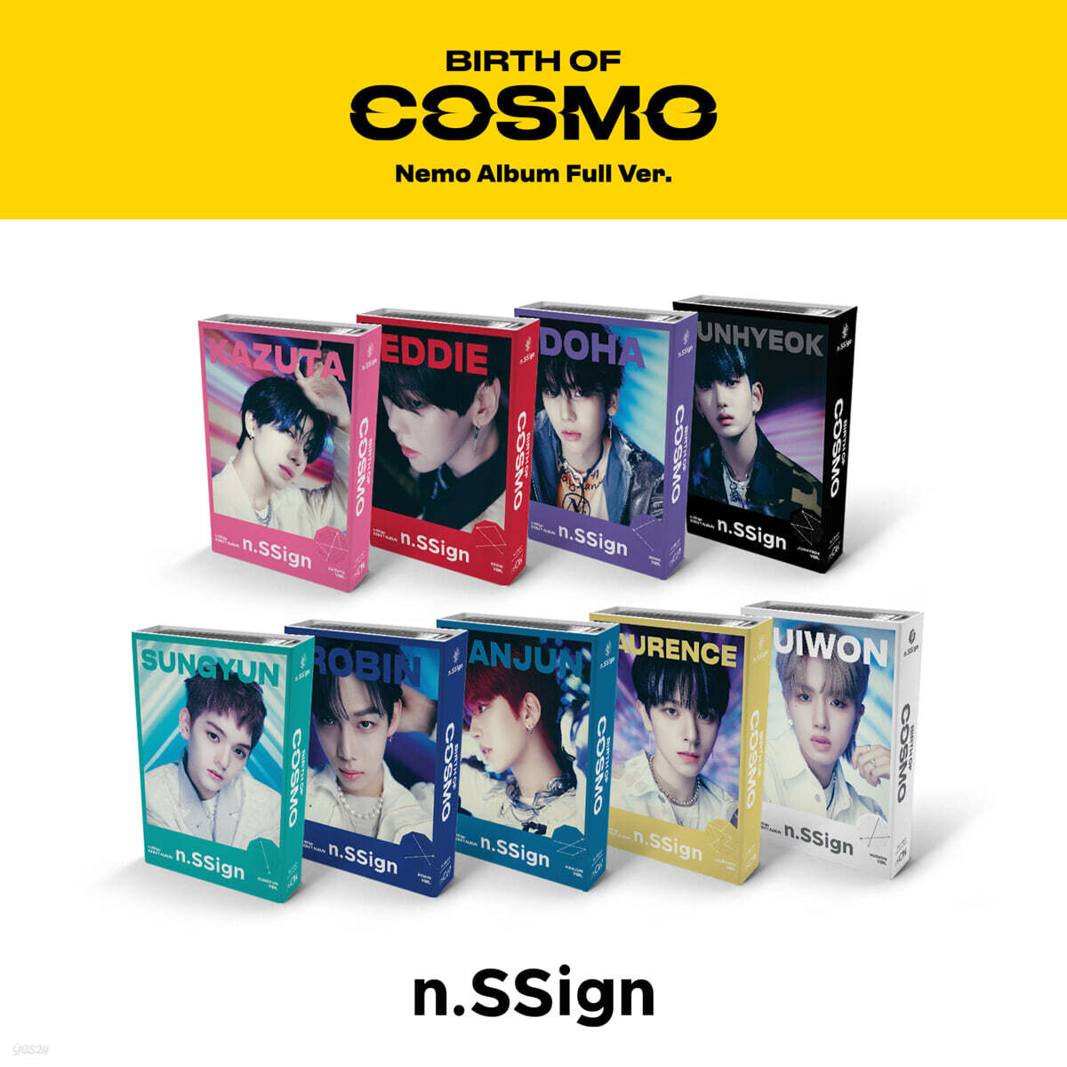 

n.SSign (Ensign) - n.SSign DEBUT ALBUM : BIRTH OF COSMO [Nemo Album Full ver.] [1 out of 9 randomly sent] [Limited Edition]