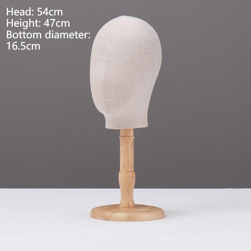 

Head Model Jewelry Displays Stand Exhibition Cabinet Necklace Showcase Rack Headwear Show Holder Live Pictures Display Props