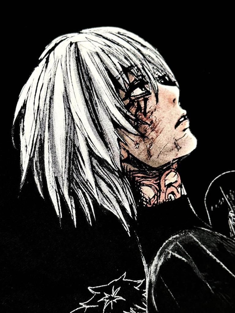 [USED] Rare Tokyo Ghoul T-shirt, XL Size, Featuring Kaneki Ken.