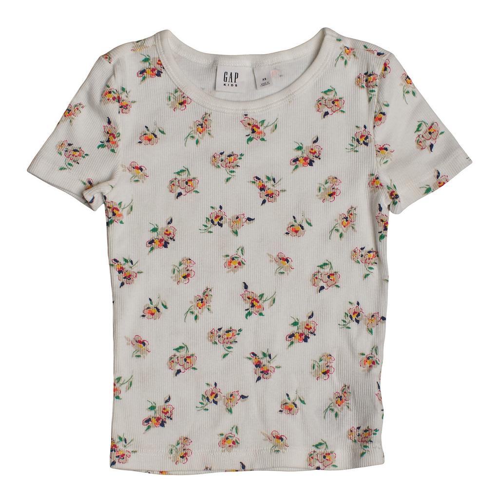 Girl's Ribbed Short Sleeve T-Shirt 601390