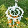 Koi Butterfly Wind Chimes Material Kit Home Decor Accessories Hanging Ornaments  Courtyard