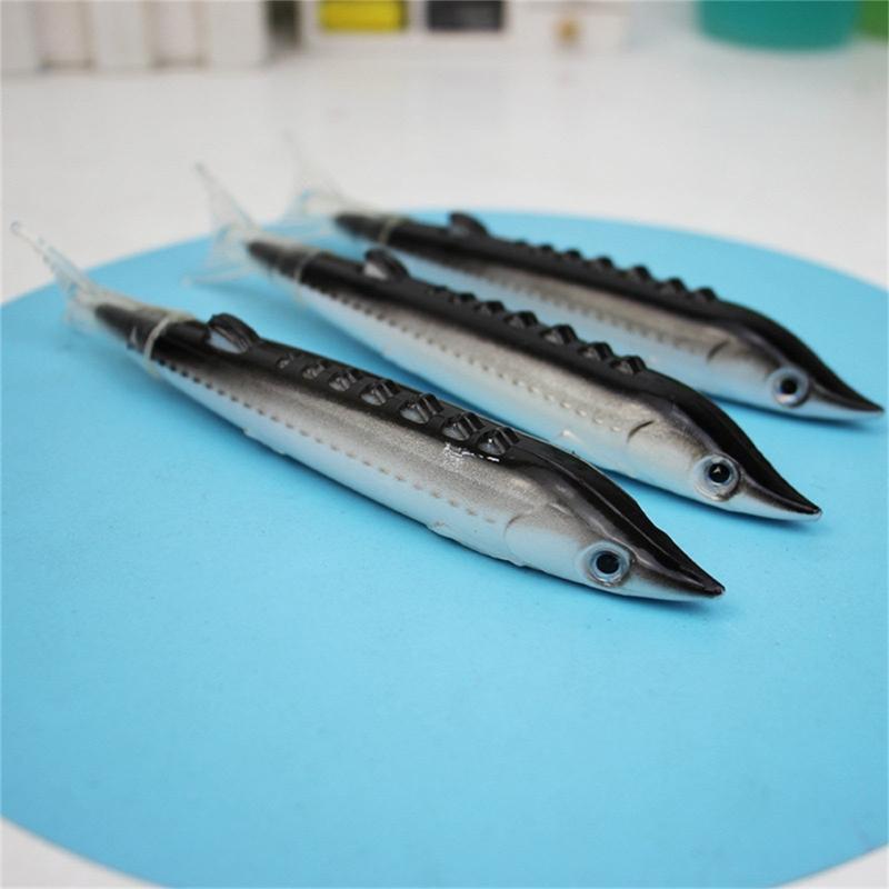 6Pcs Fish Shape Ballpoint Pen Novelty Writing Pen Christmas Stocking Fillers for Student Reward Birthday Party Favor