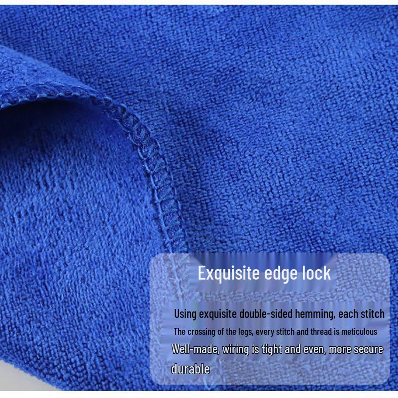 Super Absorbent Lint-Free Car Wash Towels - Streak-Free, Thick, Large & Small Sizes