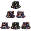 Colorful Mushroom Print Fisherman Hat Bucket For Outdoor Sports And Sunshade Unisex