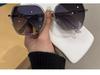 Women's 2024 Fashion Large Face Summer Sunglasses with UV Protection