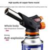 Pistol de pulverizare pentru pistol de flambare, pistol de pârlit, cartuș de gaz, portabil, torță cu flacără, cilindru de gaz, aprinzător, brichetă de uz casnic pentru copt