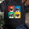 Pug Puppy Portrait Photos Carlino for Dog, Pug Mama, Funny Pug Shirt, Dog Mom, Pug, Gift for Her, Dog Lover Shirt, Shirt, Pug Shirt,Dog Mama