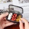 Seyahat Taşınabilir Mini İlaç Hap Kutuları İlaç Kapları Hap Dağıtıcı Hap Saklama Kutusu Tablet Hap Kutusu Kılıf Kap Kap Kutu Düzenleme