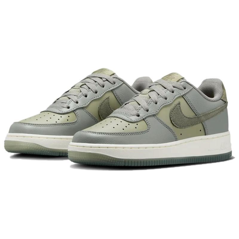 Nike Air Force 1 Low LV8 GS Dark Stucco Medium Olive Sneakers FQ6948-001