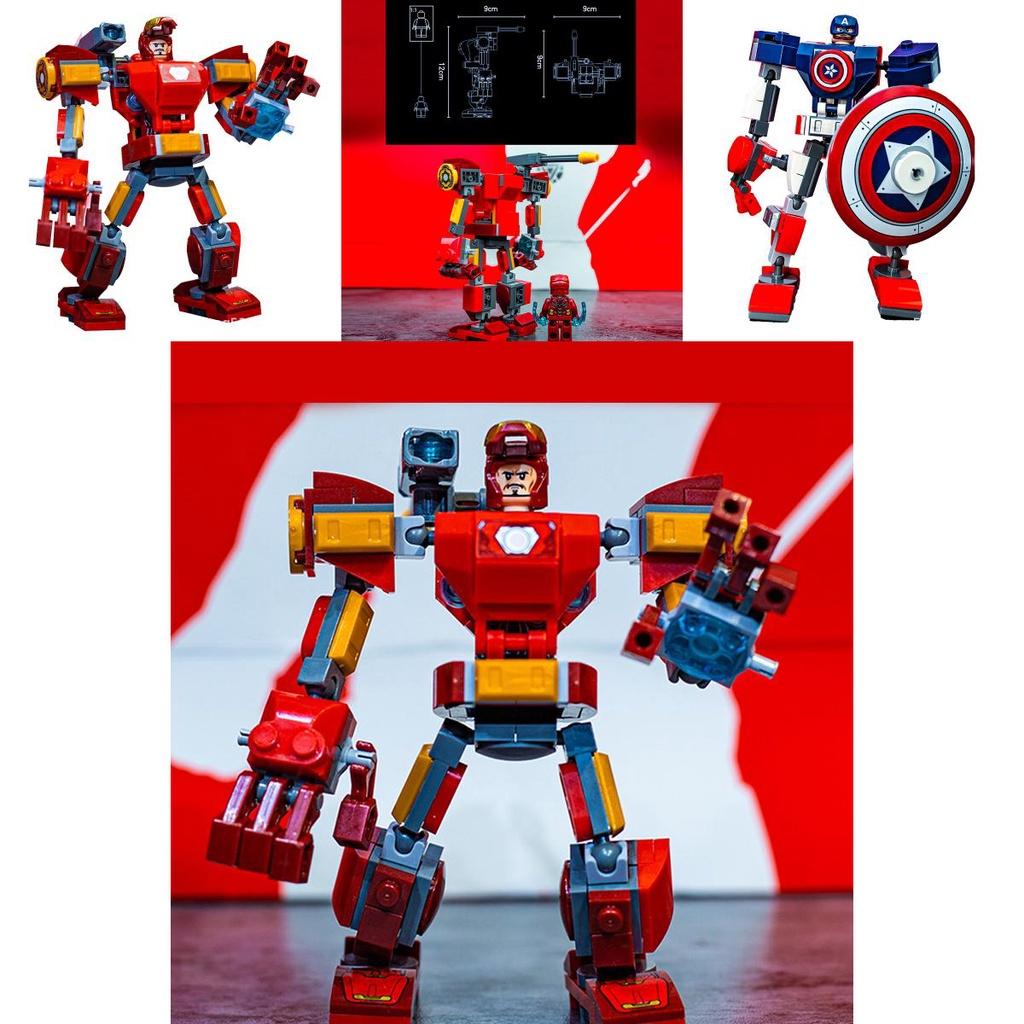 Avengers Building Block Figures Create Your Own Heroes With This Diy Set