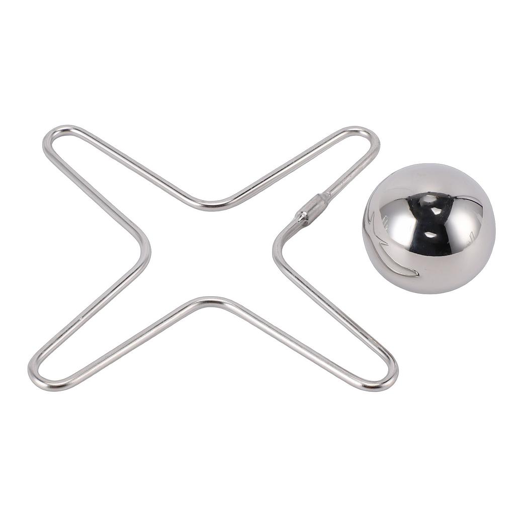 Coffee Cooling Ball Reusable Stainless Steel Coffee Chilling Ball with Stand for Tea Juice