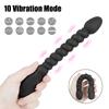 10 Speed Dual Motor Vibrators Anal Vibrator Butt Plug Stimulator Anal Plug Sex Toys For Men Women Prostate Massage Anal Beads USB Charge Vibrators