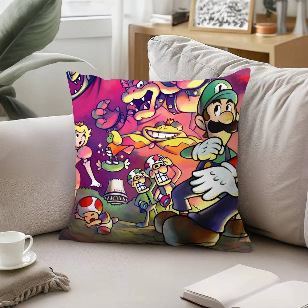 

Cartoon-Mma-rioes Pillow Case Pattern Printed Pillowcase For Living Room Sofa Cushion Cover & Bedroom Decor 40cmx40cm