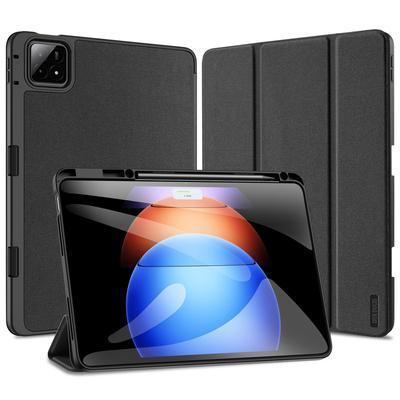 DUX DUCIS Domo Serie für Xiaomi Pad 6S Pro 12.4 Lederhülle Auto Wake/Sleep Faltständer Tablet-Hülle