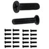 20Pcs Left Hand Thread Fixing Screws for UNF Drill Chuck Adapter Alloy Steel Fasteners for Home and Industrial Use