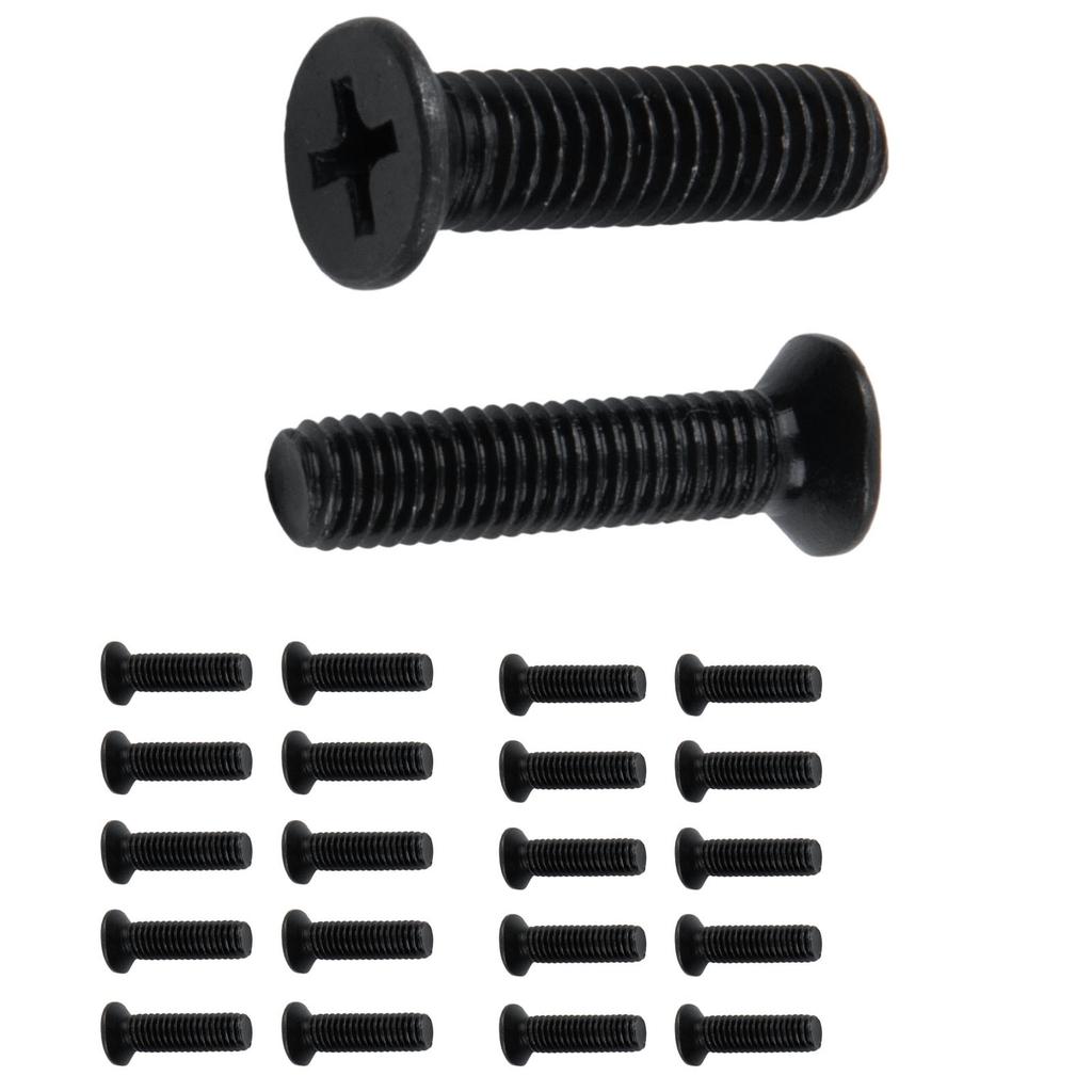 20Pcs Left Hand Thread Fixing Screws for UNF Drill Chuck Adapter Alloy Steel Fasteners for Home and Industrial Use