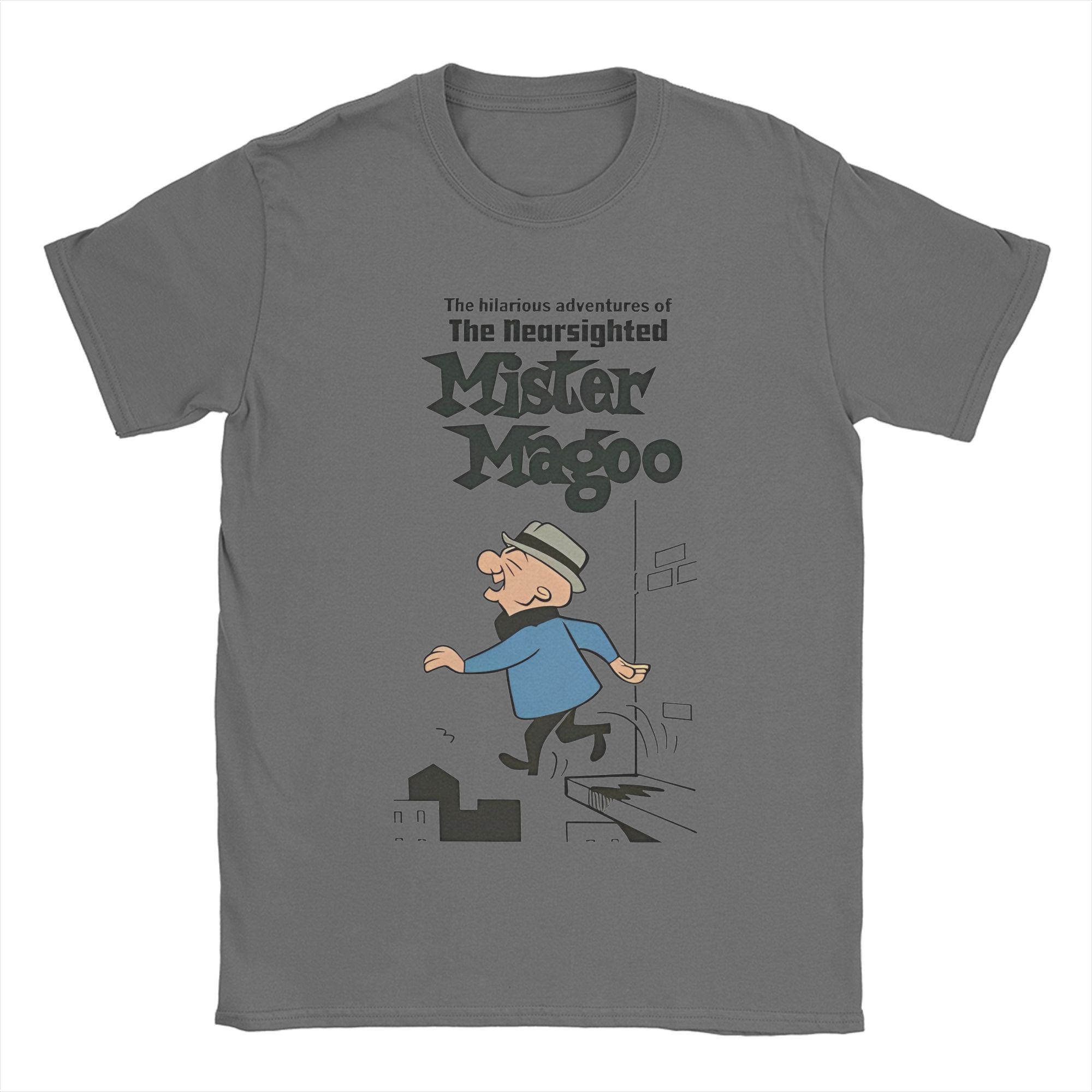 

Мужчины Женщины Печать Г-н. Футболка Magoo Funny T Shirt Tee Хлопковые футболки Одежда XXL