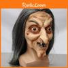 Latex Witch Face Mask Halloween Party Horror Costume Accessory And Decor Prop