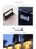 Solar-Powered Waterproof Outdoor Wall & Fence Light for Garden, Yard, Balcony, and Courtyard Atmosphere