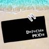 Electronic Rock D-Depeche Microfiber Printed Beach Towel Mountain Climbing Yoga Beach Swimming Running Absorbent Soft Towel