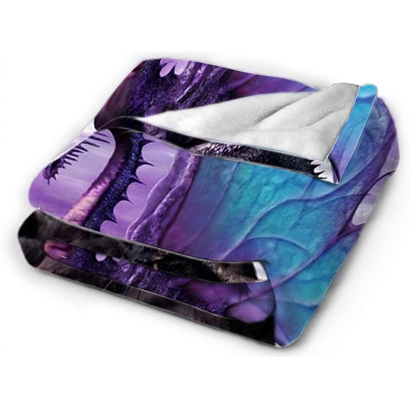 Printed Blanket Comfortable Soft Sofa Talk Blanket