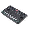 Live Sound Card Multi Functional Light Control Voice Changer Sound Mixer Board for Live Streaming Podcast