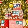 500 Stickers/Roll Pack Christmas Stickers Blessing Decoration Stickers Gift Series Sticker Stickers Children's Christmas Gifts