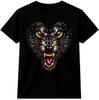 Wolf Head T Shirt Wild Predator Animal Face Gothic Graphic Tee Mens Womens