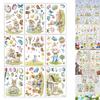 Spring Window Clings Easters Window Sticker Anticollision Window Clings Decal Large Easters Eggs Window Glass Decors