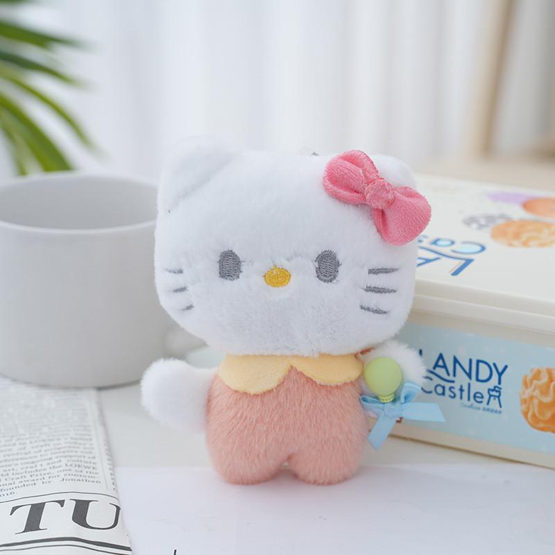Adorable Lollipop Series Plush Keychain Cinnamoroll Kuromi Melody Plush Toy
