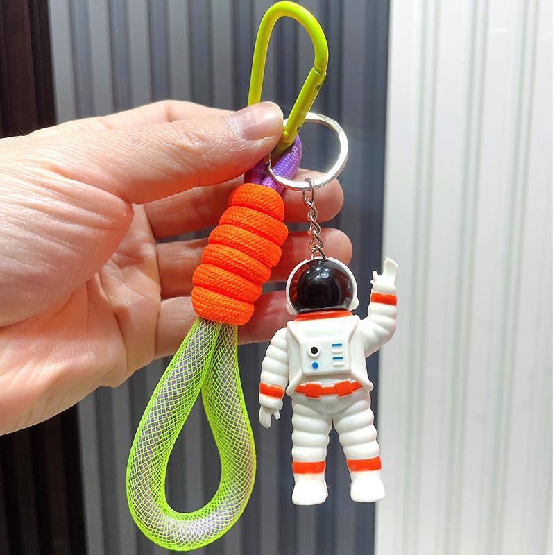 

Игривый светящийся и издающий звук брелок-астронавт, уникальный аксессуар для ключей автомобиля для всех возрастов оранжевый