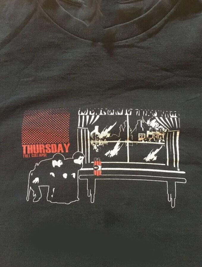 Thursday hardcore band t-shirt black color size S to 4XL BL1161