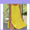 Summer Girl Dress With Watermark Print And Loose Fit For Casual Wear