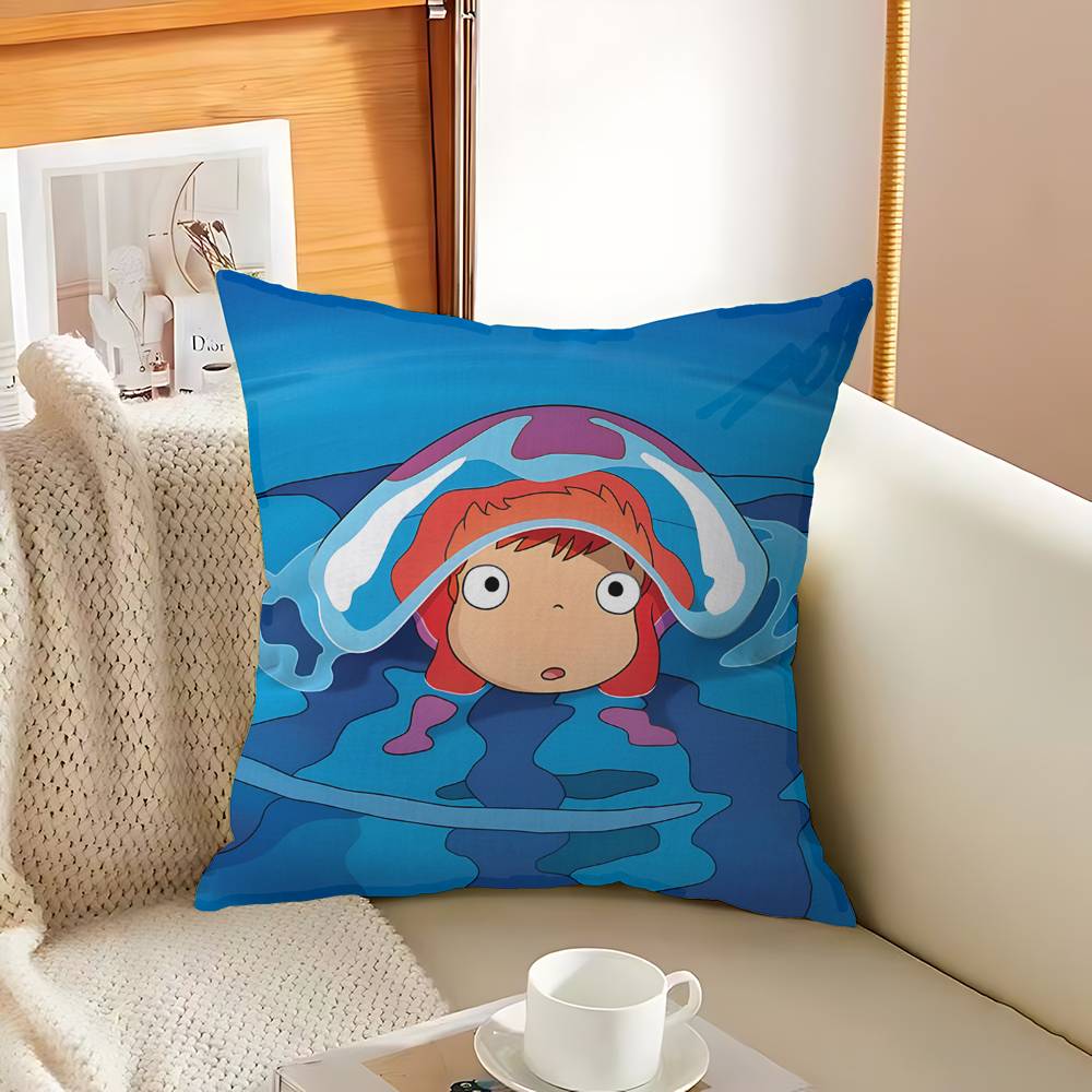 Cartoon PPonyos Movie Pillow Anime Pillow Sofa Bed Head Pillow Cover Cushion Cover x cm Fashion